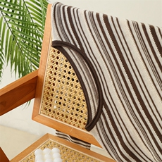 2025年秋季新款丝毛咖米条纹针织圆领上衣时尚休闲通勤百搭，女装针织衫/毛衣，朝思羊绒