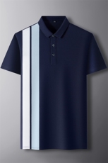 商务休闲短袖t恤男士夏季薄款翻领体恤带领POLO衫半袖夏装上衣服，男装T恤，电商B212（原钱塘6029）