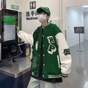 毛巾绣情侣夹克棒球服外套男女百搭休闲上衣服夹克 JK688图片