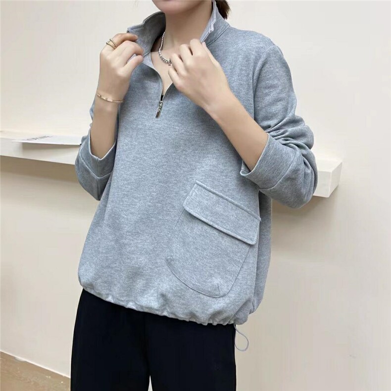 拉链卫衣，采用新面料，爆爆爆，女装卫衣/绒衫，Y·Z 羽倬