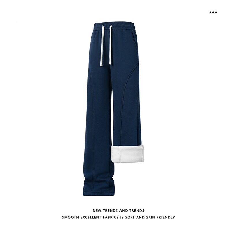 M-5XL华棉62%纯色简约百搭挺括加绒加厚长裤JRX1360特批34,男装卫衣,星座718