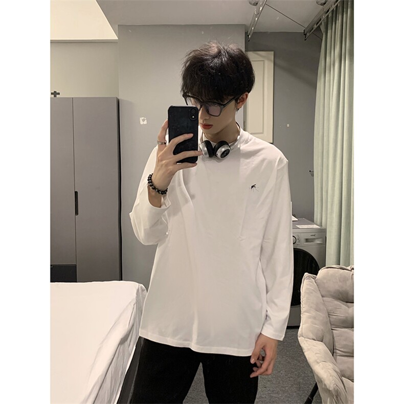 现货已做版权一只蚊子设计感创意宽松简约纯棉长袖WY21-P28控48，男装卫衣，星座205-5