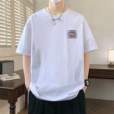 夏季男短袖t恤高品质多工艺发泡印大码T恤衫HF8522-P34，男装T恤，星座1206（原A206）