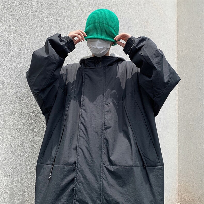 机能风外套男秋季oversize美式高街工装夹克ins潮牌运动J938-p60图片