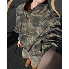 25FS1-P70-迷彩P80迷彩尼龙防晒衣男女宽松休闲上衣防晒衣，男装夹克，电商B327