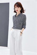 2021秋季新款爱心点衬衫，女装衬衫，秋子丰色(3F)