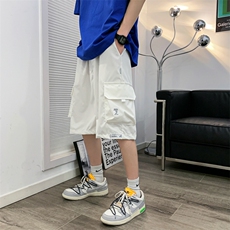 DK905-P35夏季新款工装裤短裤男士五分裤透气宽松时尚潮休闲裤，男装牛仔裤，电商B280-1（原A049）