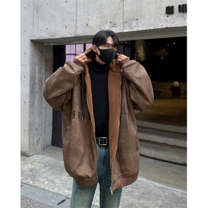 新款棉衣男冬季棉袄外套PU皮棉衣  WM02 P130图片