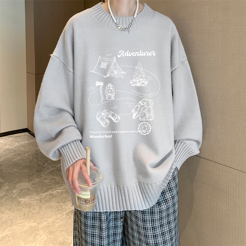 半高领毛衣男士大码针织衫男毛线衣男M18336-P45加绒款-P65,男装针织衫/毛衣,电商A040