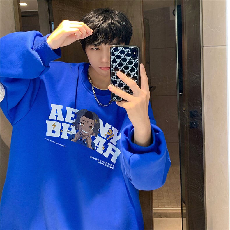 直播360克重磅美式潮牌印花卫衣Y121特P28同步供应华棉品质,男装卫衣,电商A486