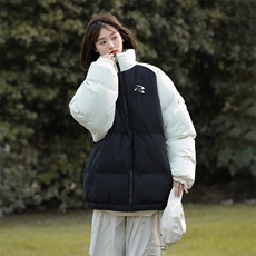 现货抖音得物可供视频三防加厚羽绒拼接棉衣外套面包棉服86628，男装棉衣，电商A486