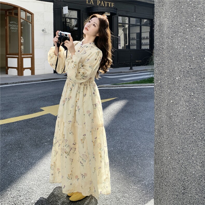 新品大货时尚蕾丝印花连衣裙2603-P175-K289,女装连衣裙,2C261