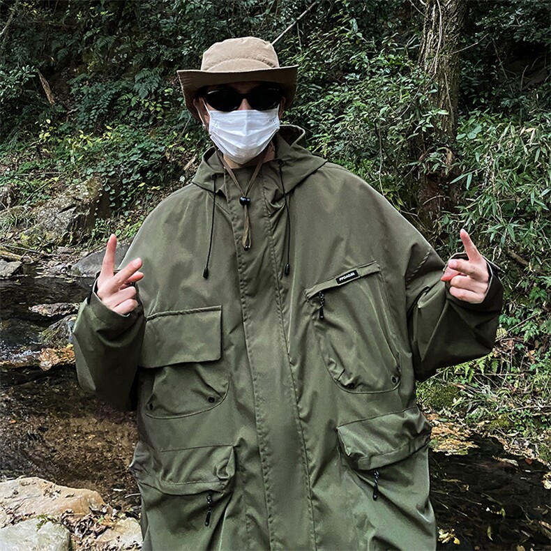 2025秋款连帽防泼水机能冲锋衣cityboy工装夹克外套男士J29-P110,男装夹克,电商A001