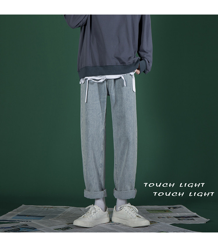 港风青春潮流舒适宽松牛仔裤X715NZ012批40,男装牛仔裤,星座715