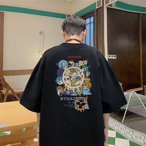 已注册得物直播短袖T恤重磅280克TB4308批30纯棉220克T4308P25图片
