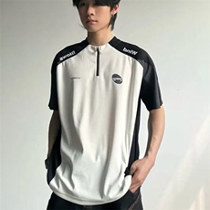 【有货】DTT111-批38抖音质量夏季拼接t恤骑行登山凉感速干半袖，男装T恤，星座603-2