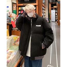 美式灯芯绒棉袄男冬季加厚棉服复古宽松立领棉衣外套MW89，男装棉衣，星座1116A-1（原606A）