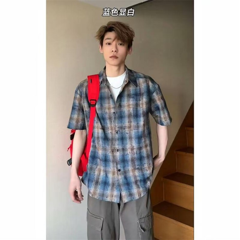 主推可谈可谈可谈CT25102批38现货款杭州货夏季短袖衬衫，男装T恤，星座1004-6