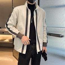 秋冬立领运动外套拼接撞色上衣开衫青年夹克JK006-P63，男装夹克，星座1109-3