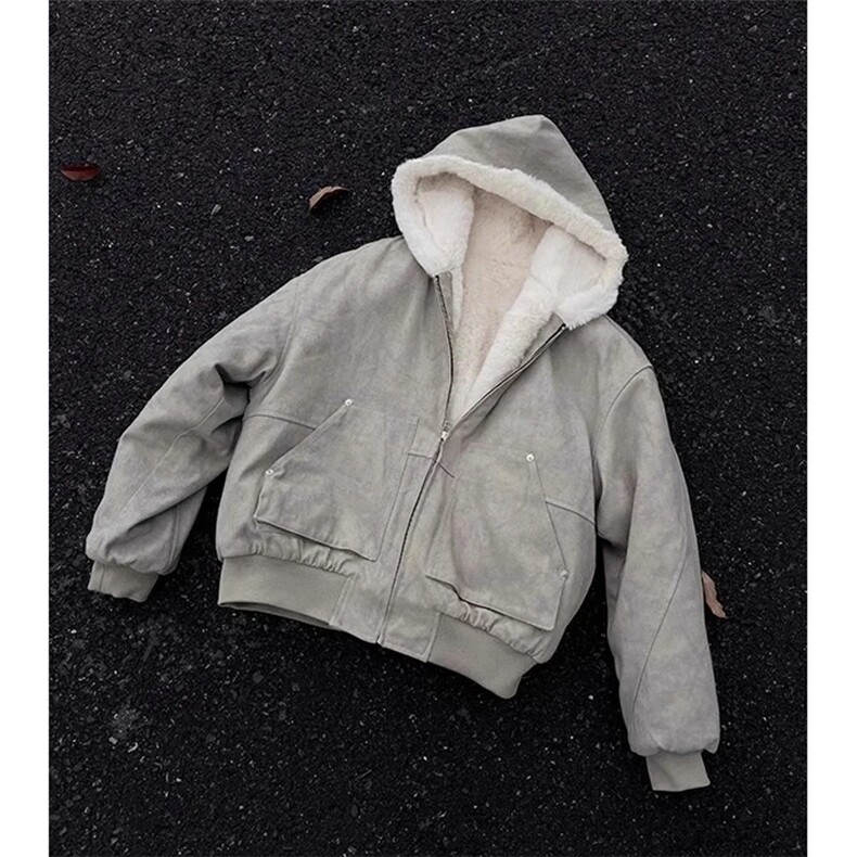 网图~港风休闲款式连帽短款座山雕D328-YY28-P138,男装棉衣,电商D328