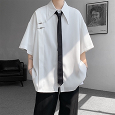 【现货】D130-P48控68大码重磅高品质手工衬衫同款长袖CS7110，男装衬衫，电商D232