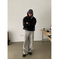 气质时尚慵懒ins日系百搭牛仔格子工装新款流行简约原宿文艺潮流，男装工装外套，星座506A