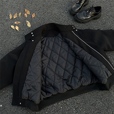 XZ518-1-MY298冬季新款呢料棉衣立领棉服外套，男装棉衣，星座518-1（原A432-1）