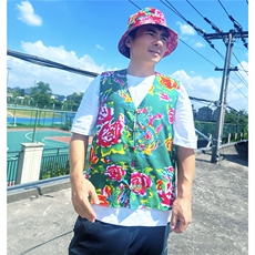 MJ02男女休闲大码盘扣风马甲外套情侣装结婚喜庆团队服新中式，男装背心/马甲，星座115A-2