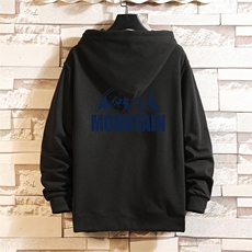 KS21255-P38连帽开衫卫衣男运动外套大码班服砖墙，男装卫衣，电商A040A