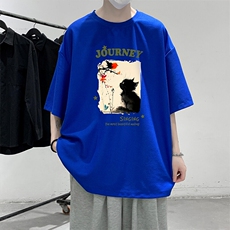 华夫格t恤男短袖男大码五分袖大皂风HT73433-P22，男装T恤，电商A040