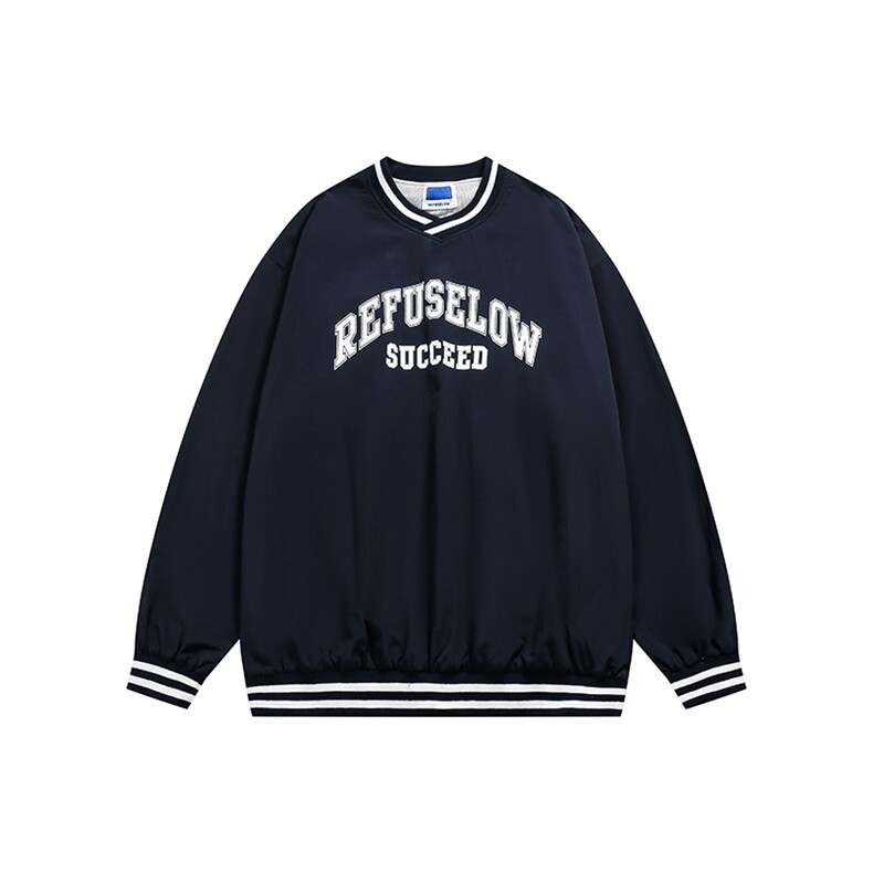 22SS日系Cityboy城市机能宽松V领套头速干卫衣615-WY030-P85,男装卫衣,星座702-1