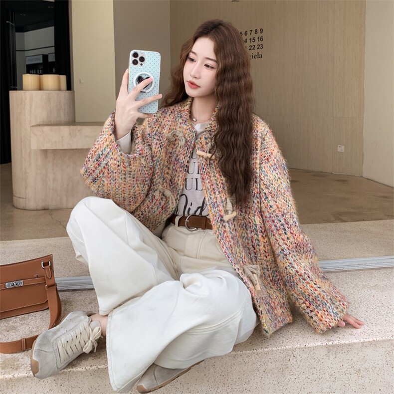 【新品有货】彩色编织小香风外套2C213-903-P165-K238,女装短外套,2C213