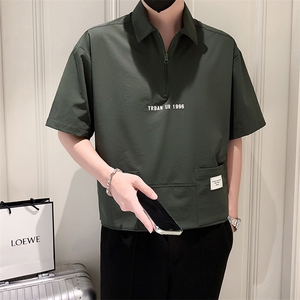 23年夏季男士翻领T恤 A210-8035-p48 90%锦纶 10% 氨纶图片