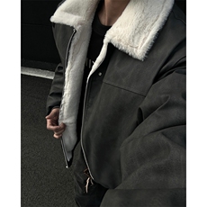 W8217P130控178高品质扎染皮毛棉服，男装棉衣，电商B205