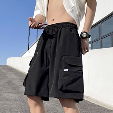 工装短裤男女韩版潮流大口袋帅气百搭2025夏季ins五分裤K6248-P28，男装牛仔裤，星座412-3