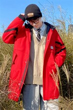 货足支持各种活动8XL-M港风棉衣男2023冬新款中长款加厚棉服大码图片