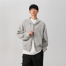 美式连帽卫衣开衫男女春秋潮牌高级感短款宽松外套WY133-P64，女装短外套，星座208-5