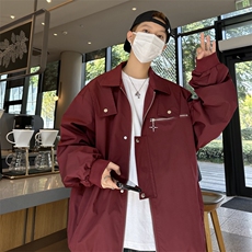 A989-P58美式vibe工装外套男春秋季设计感宽松潮牌飞行员夹克，男装夹克，星座512-6