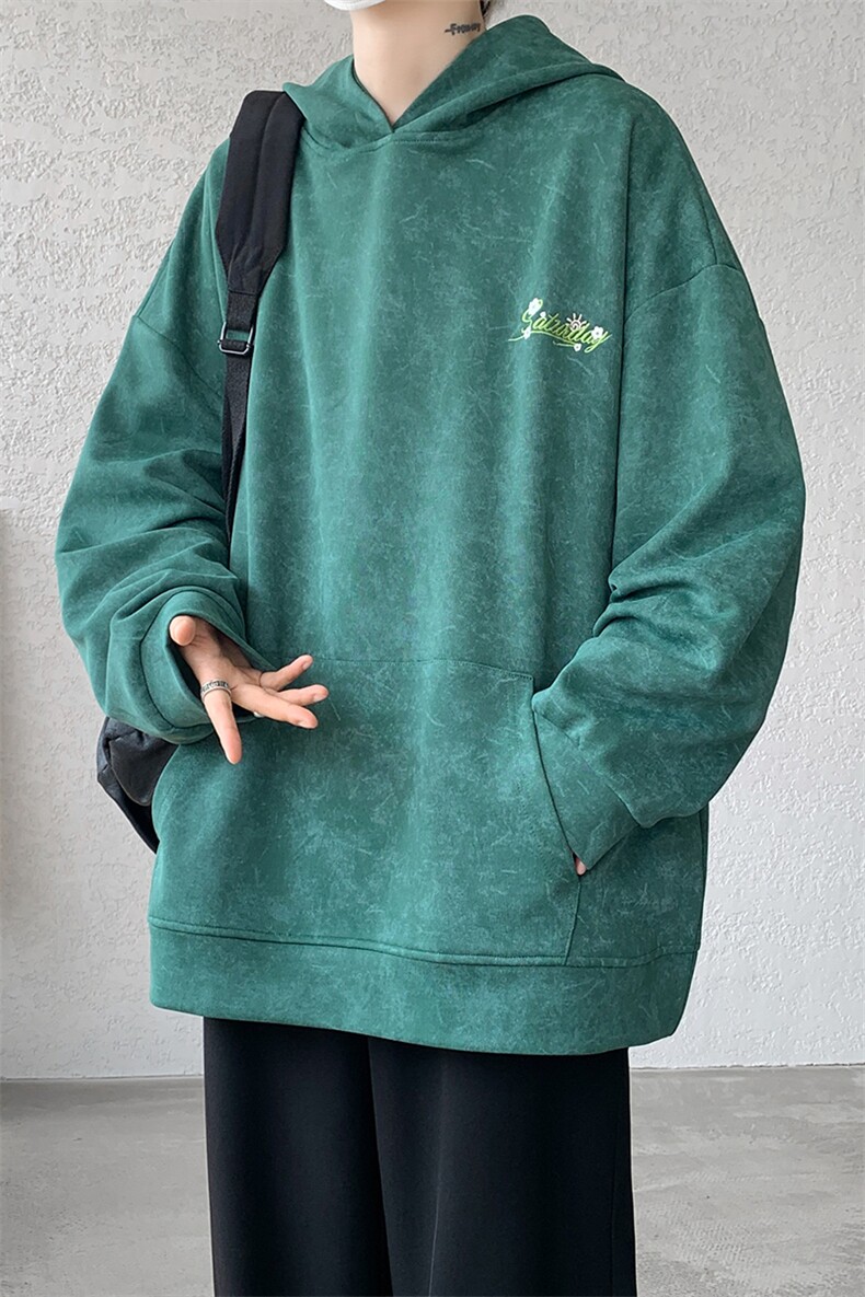 现货WY10079-特P40控68秋季新款华棉扎染高品质百搭连帽卫衣,男装卫衣,电商A059