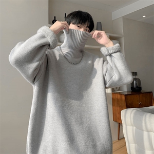 纯色高领加绒毛衣 M02 常规38 加绒48图片