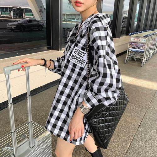 欧版格子衬衣，女装，浪漫E点