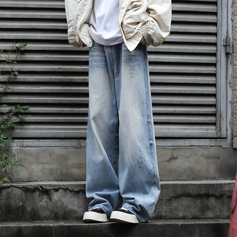 903-NB52 -特P68   【S-XXL】  冰蓝牛仔裤！3图片
