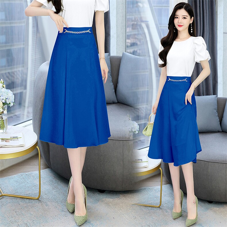 职业套装女2025夏季新款高级感时尚名媛气质女神范洋气减龄半身裙，女装半身裙，火爆靓佳人