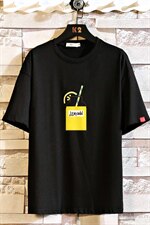 2021夏季新白砖墙日系大码男已注册卡通印花短袖T恤T1076-P25，男装T恤，电商A001