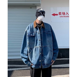 2023美式秋季夹克新款男时尚潮牛仔外套 N1225 P68图片