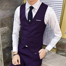 西装马甲上衣坎肩伴郎西服MJ02-P20，男装西服套装，星座1012