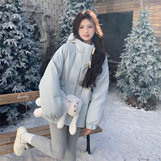 现货90白鸭绒外套羽绒服女上衣2025年冬季303-Y6883-P320-K448，女装羽绒服，宁宁家