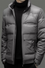 CSYR22087钱塘2020-2冬季厚款商务休闲立领中年男士羽绒服P205，男装羽绒服，钱塘207-2