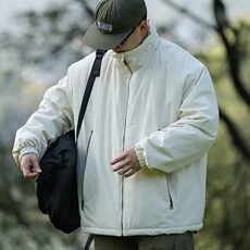 F623P80长袖甜美流行立领拉链日系复古卡其色工装棉衣男女，男装棉衣，星座512-6