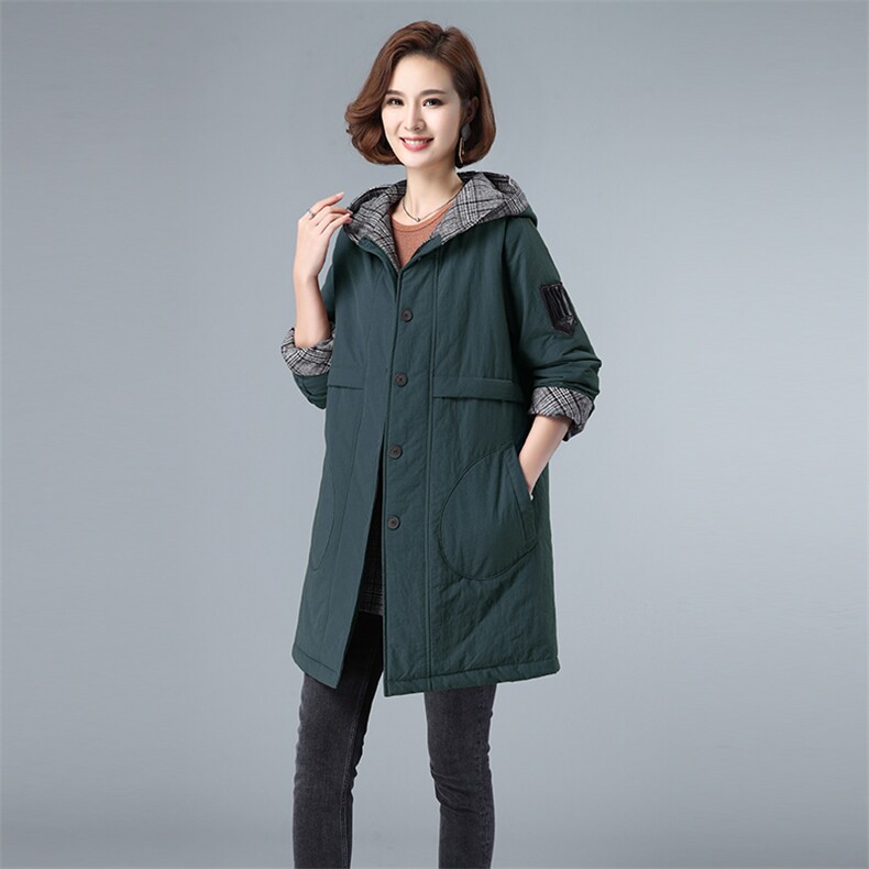 2022年冬棉服中长款加厚加棉保暖中长款277#,女装棉衣/棉服,秋牧寒烟